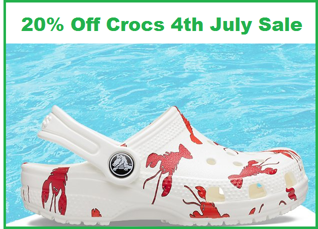 crocs 4th of july sale