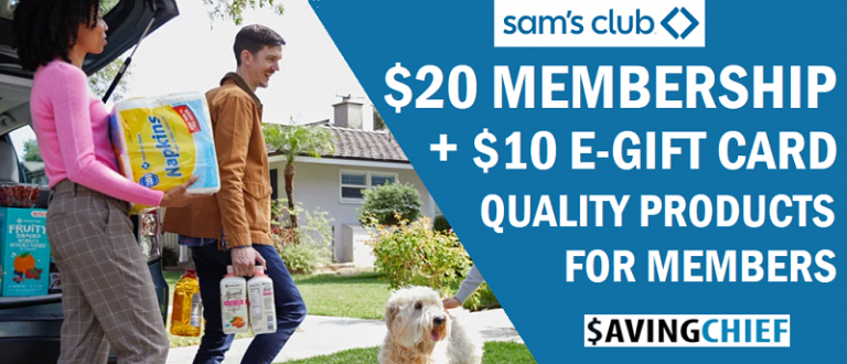 Sam S Club 14 Membership Promo Code 2024 SavingChief   Sams Club 20 Membership 768x330 