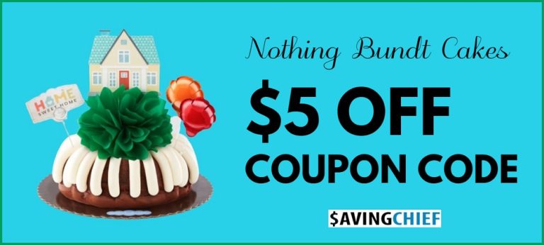Nothing Bundt Cakes Coupon $5 Off 2023 SavingChief